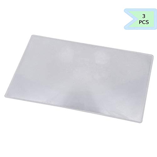 Image of oddpod 3 Pcs Postcard Size Fresnel Lens & Flexible Plastic 3X Magnifying Sheet - Pack of 3