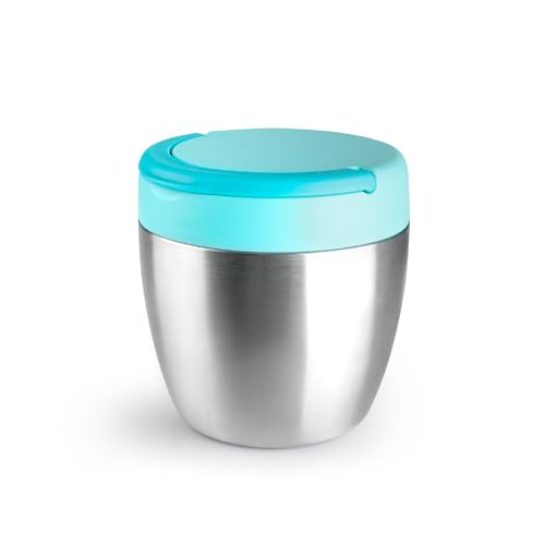 IBILI - Termo Para Solidos Con Asa Apple, 600 ml, Acero Inoxidable 18/10, Doble pared