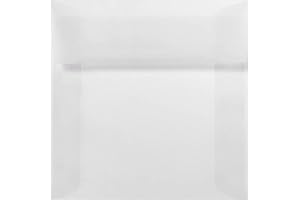 LUXPaper Square Envelopes 6x6: The Transparent Elegance You Crave