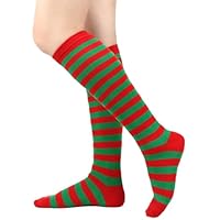 BAOKELAN Kids Knee High Long Socks Striped Casual Thigh High Socks