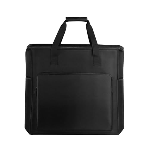 Buwico BUBM Multi-Pocket Large Capacity Desktop PC Computer Travel Storage Carrying Case Bag Organizer for 27 Inch Computer Main Processor Monitor Keyboard and Accessories(Size:XL)