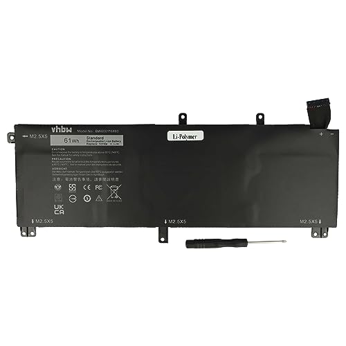 vhbw Akku kompatibel mit Dell Precision M3800 Notebook (5400mAh, 11,1V, Li-Polymer)