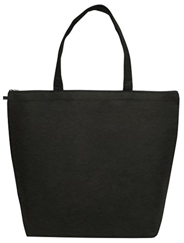 丸玉工業 トートバッグ 手提げ袋 フェルトバッグ Lサイズ 黒