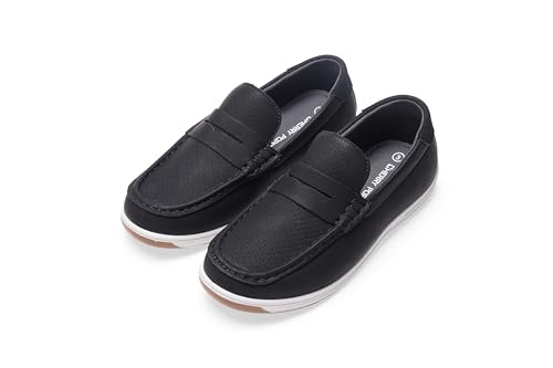 Image of Boys Loafers Kids Casual Boat Shoes School Boys Dress Shoes