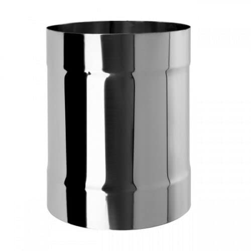 Stainless Steel Female Pipe Connector - Chimney Flue Liner Joiner - Multi Fuel. (250mm)