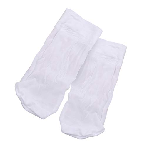TiaoBug Men's 3 pairs Casual Sheer Soft Silk Summer Dress Socks Crew Socks4