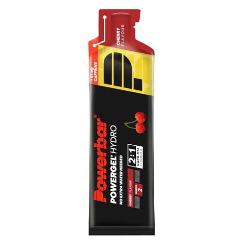 Powerbar Powergel Hydro Cherry 24X67Ml - Gel Energetico Ad Alto Contenuto Di Carboidrati + C2MAX + Sodio + 51 Mg Di Caffeina - 2
