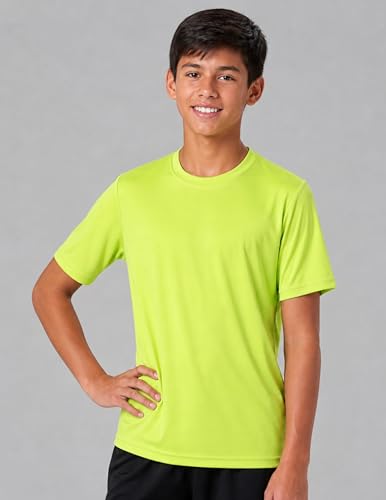 Image of 5 Pack Youth Boys Athletic Dry Fit T Shirts