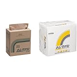 クレシア キムタオル スモールポップアップ シングル (ブラウン) 150枚 61440 & クレシア キムタオル ホワイト ポリパック DIY 50枚 61031【セット買い】