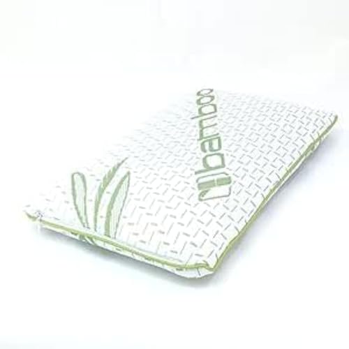 ZRWASKA Bamboo Memory Foam Cot Pillow 25cm x 40cm