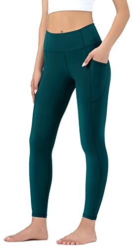 Leovqn Damen Sport Leggings Hohe Taille Blickdicht Yoga Hosen mit Taschen...
