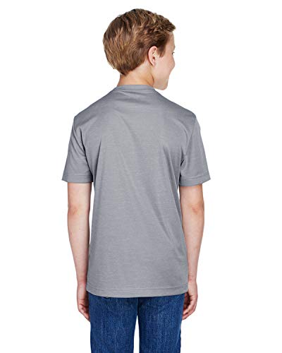 Team 365 Youth Sonic Heather Performance T-Shirt L ATHLETIC HEATHER3