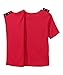 Silverts Women’s Adaptive Clothing Open Back Top, Assisted Dressing Shirt for Elderly, Nursing Home & Post Surgery Wear - Cherry LGE