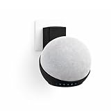 Suporte Tomada Stand Alexa Echo Dot 5 e 4 Geração Organizador de Cabo (Preto)