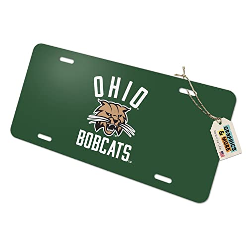 GRAPHICS & MORE Ohio University Bobcats Logo Novelty Metal Vanity Tag License Plate
