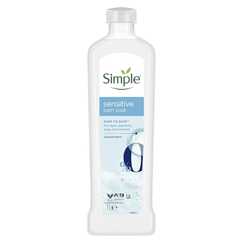 Simple Kind to Skin Sensitive Bath Soak ultra-gentle & hypoallergenic bath product designed for sensitive skin 1 L