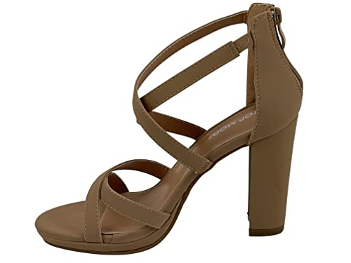 TOP Moda Womens Ankle Strap Open Toe Platform Dressy Formal Strappy Sandal High Heeled Platform Pumps Event Shoes for Women4