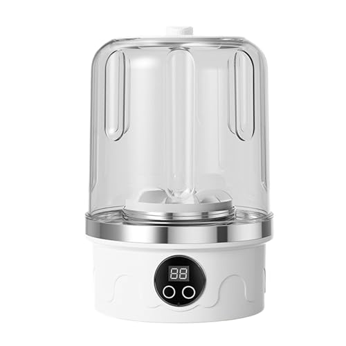 Sucritude Lavadora Portátil Pequeña | Lavadora Mini,Lavado Silencioso y Eficiente Con 3 Modos Para Calcetines, Toallas, Prendas Delicadas y Ropa De Bebé