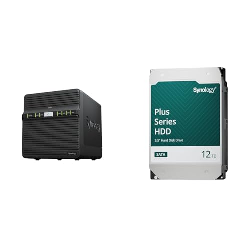 Synology NAS 4xC DiskStation DS423 & Synology HDD 12TB HAT3310-12Tx2