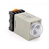 Baomain AC 110V AH3-3 Time Delay Relay Solid State Timer 8 Pins 60S with Socket