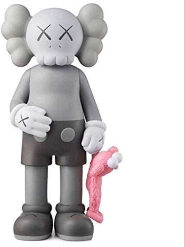 Gwgbxx KAWS 28CM BFF MOMA MOMA Pink Version Original Fake Fake Modelo DE LOS Toys Figura DE ACCIÓN Coleccionable Cover