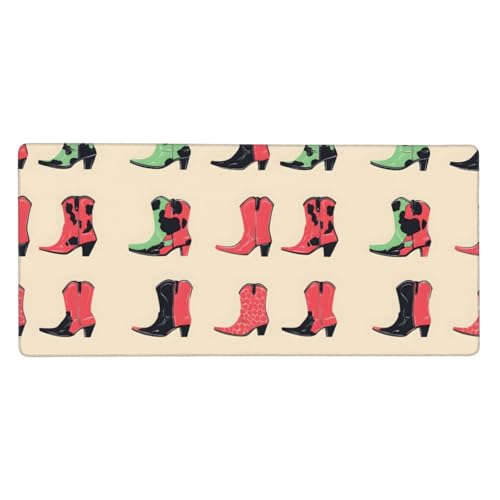 Tapis de souris pour ordinateur portable avec base antidérapante et bords cousus renforcés