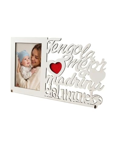 BurningWood Marco de fotos marcos de madera personalizado frase 