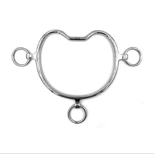 Equine Smile ES0069 Gebiss Chifney Steiger Steigergebiss aus Edelstahl (13.5 cm)