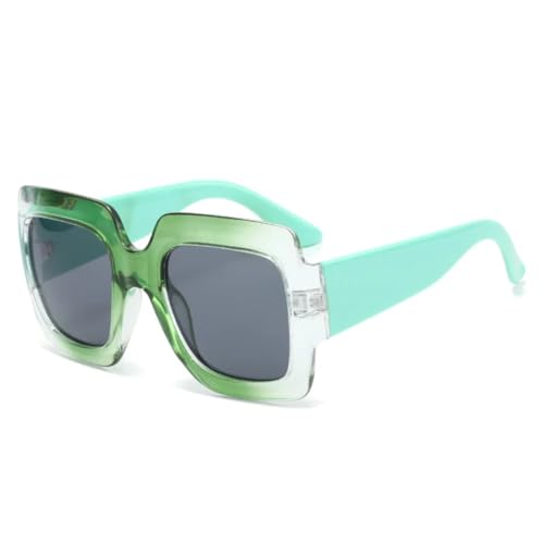 Lunettes de soleil surdimensionnées UV400 léopard pour femme et homme