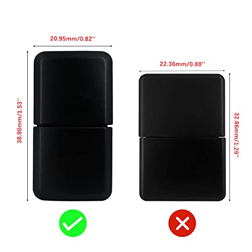 Image of Dual Push Button Switch Led Light Bar & Led Work Lights Icon Red & Green Led Backlit On-Off Push Switch for Toyota Landcruiser Tacoma Hilux FJ Cruiser 3Amp /12V (1.54'' X 0.83'')