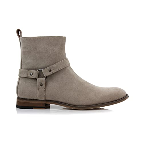 Polar Fox Rhett Mpx806078 Memory Foam Chelsea Boots With Strap And Buckle #TOP1