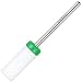 Beauticom Pana Professional USA Ceramic White Small Barrel Bit Nail Drill (Grit: COARSE) 3/32" Shank Size