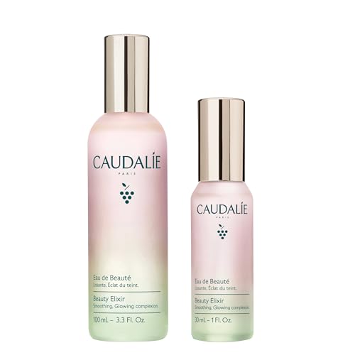 Caudalie Beauty Elixir Face Mist: Toner That Tightens Pores + Reduces Dullness + Sets Makeup - 100...