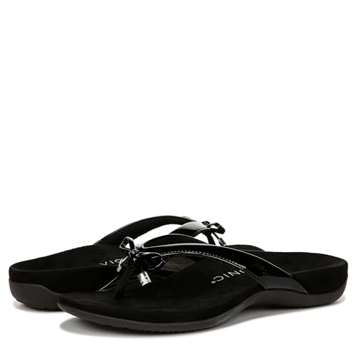 Image of Vionic Women's Rest Bella Toe Post Sandal- Supportive Ladies Orthotic Sandals that include Three Zone Comfort with Arch Support- Flip Flop for Ladies, Medium and Wide Width Size 5-12