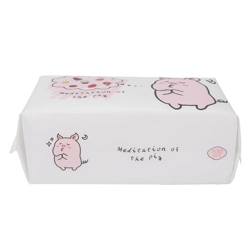 NDiyueAa Toallitas faciales desechables, para pieles sensibles, paños desmaquillantes de algodón puro, limpieza de doble cara, alternativa de toalla higiénica reutilizable,