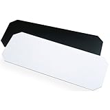 Metro 1436BWI Hardboard Reversible Decorator Shelf Inlay, 36' Length x 14' Width, Black/White