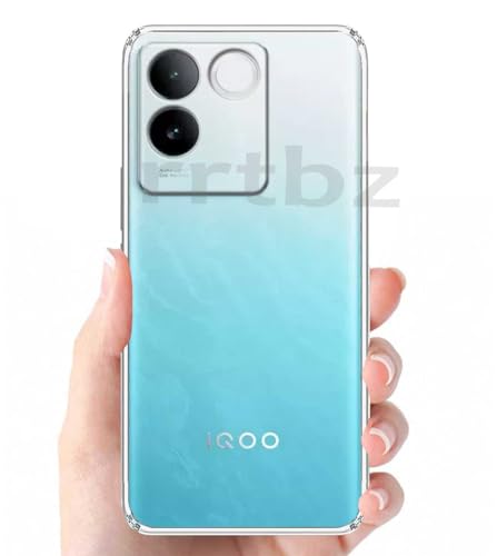 Image of Soft Silicone TPU Back Cover Compatible with iQOO Z7 Pro 5G / Vivo T2 Pro 5G, Transparent