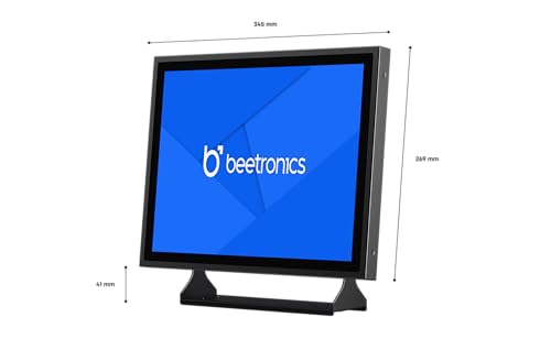 Image of Beetronics 15 Inch Touchscreen Monitor | Full HD 1080p | 15TSV7M - Industrial-Grade, Professional 10-Point Multi Touch Display for PC, Mac, Linux - HDMI, DisplayPort, USB-C, VGA Inputs