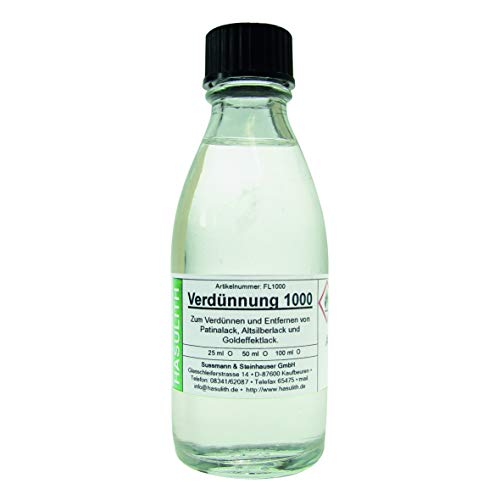 HASULITH - Abono especial para pátina, efecto dorado y plata envejecida, 50 ml, incoloro