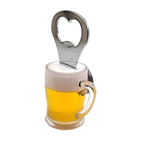 Creative Acrylic Beer Mug Bottle Opener Cover