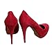 Gucci Women's Raspberry Suede Platform Pump Shoes 269702 C2000 6233 (38 G / 8 US)