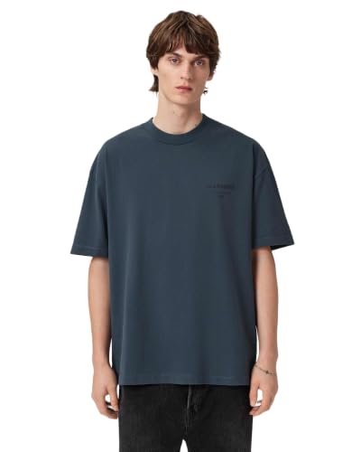 Image of AllSaints Men's Underground Oversized Short Sleeve Crew Neck Shirt