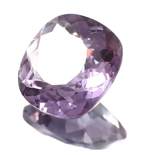 Alexandrite brésilienne coussin 11mm, pierre fine à facettes haut de gamme pour création de bijoux