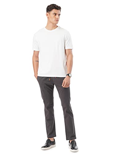 Image of FYLTR Men's Taper Fit Stretch Cotton Joggers with Elasticated Waistband & Drawstrings