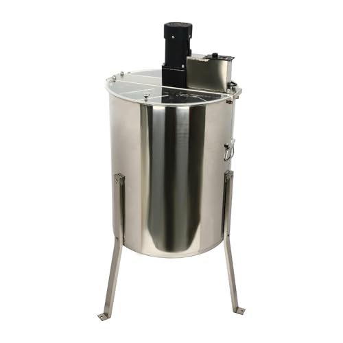 Electric Honey Extractor 4/8 Frame Stainless Steel Spinner for Home & Professional Beekeeping
