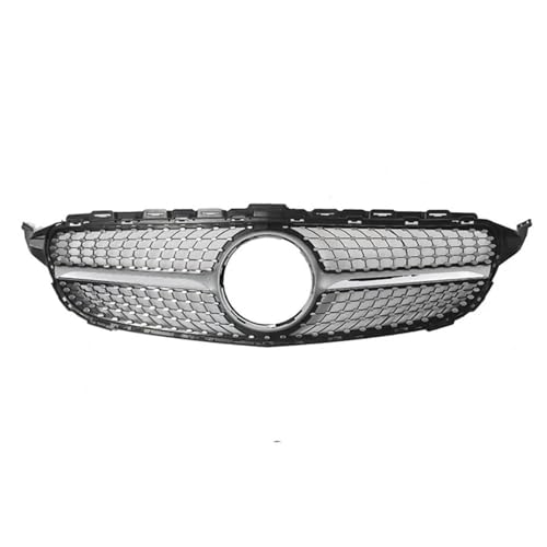 Calandre avant pour Mercedes Classe C W205 2015-2018 look diamant argent