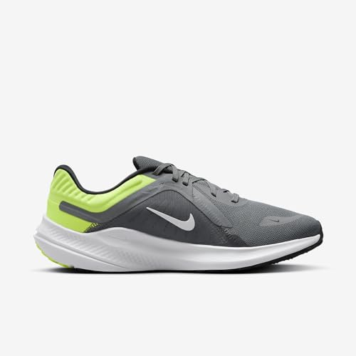 Nike Quest 5 Men's Road Running Shoes (DD0204-010, Smoke Grey/Volt/Black/White) Size 11.53