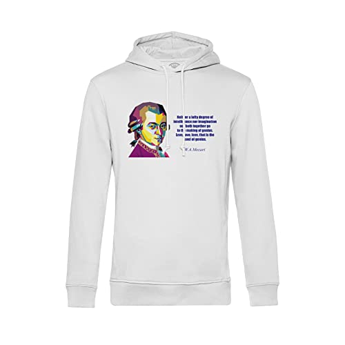 Sweat à capuche Mozart confortable et chaud avec citations inspirantes