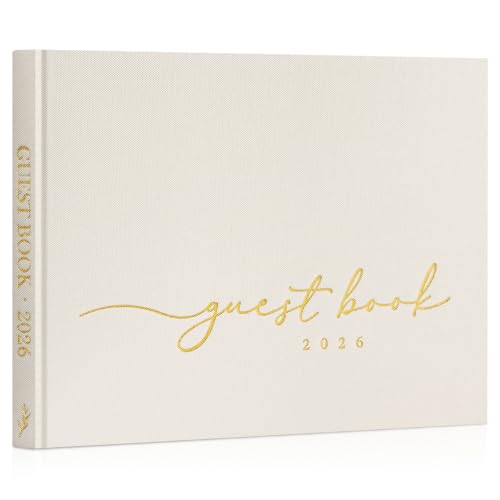 Catálogo para Comprar On-line Libros de visitas los más solicitados. 40 Lanpn - Libro de visitas de boda 2026 - Libro de visitas Polaroid de tapa dura de lino para inicio de sesión y fotos, 108 páginas en blanco libro de visitas para despedida de...