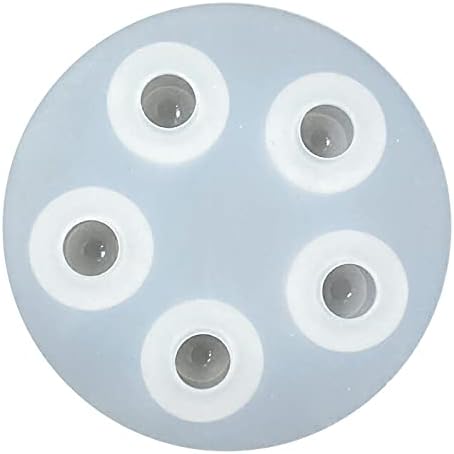 Craft Tamago 1個 シリコンモールド 球体 12mm ビー玉 ボール お気に入り 5個作れる 丸 玉 珠 球